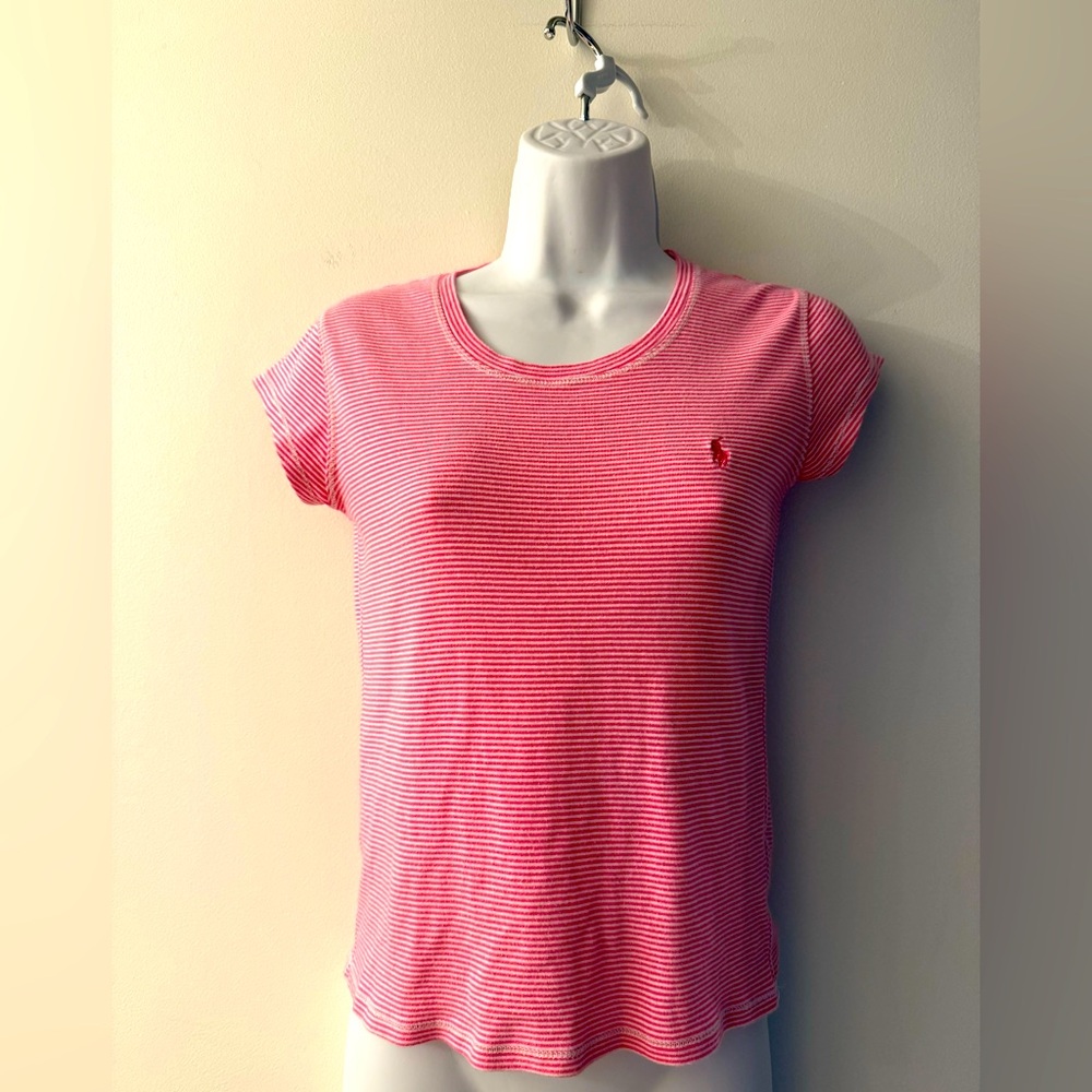 Ralph Lauren Pink Striped Women's Top